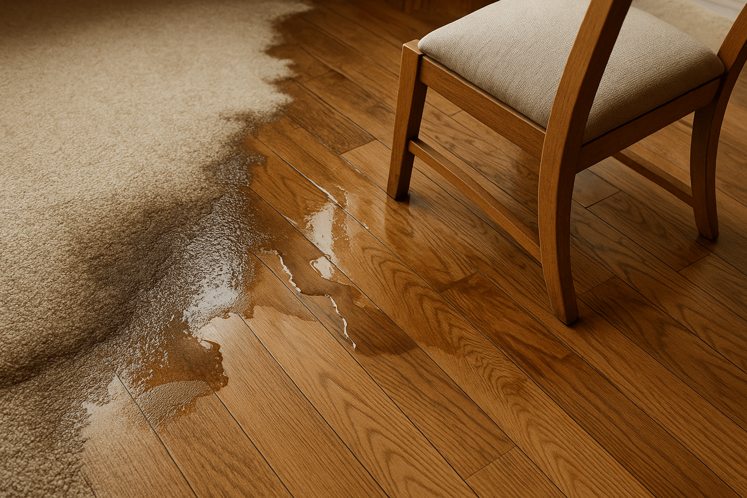Burst Pipe Damage to Home Interior