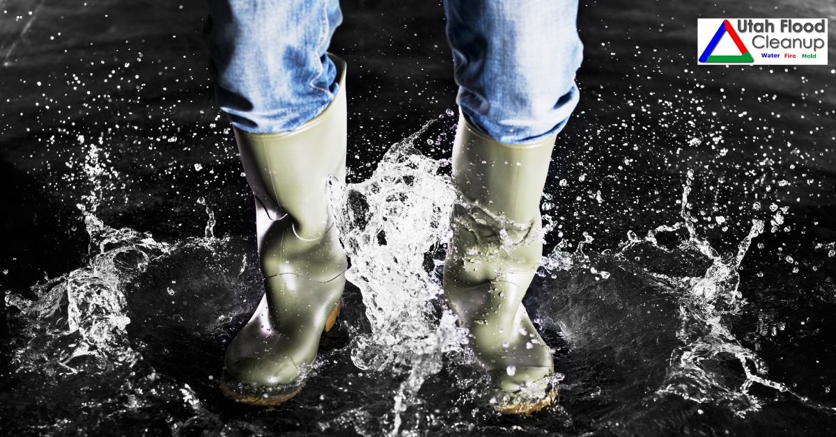 Wellington boots - Flooded Basement in Utah