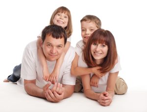 Happy Family of 4 - Carpet & Upholstery Cleaning will Freshen Your Home