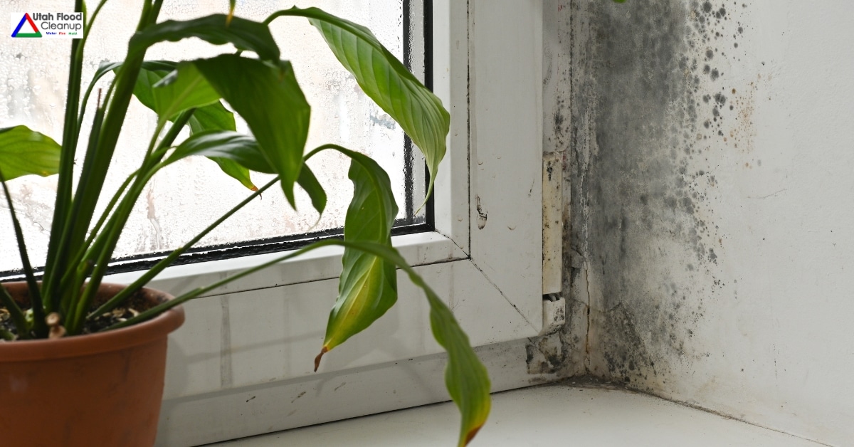 Mold growth on interior drywall in a residential home Mold on Interior Wall